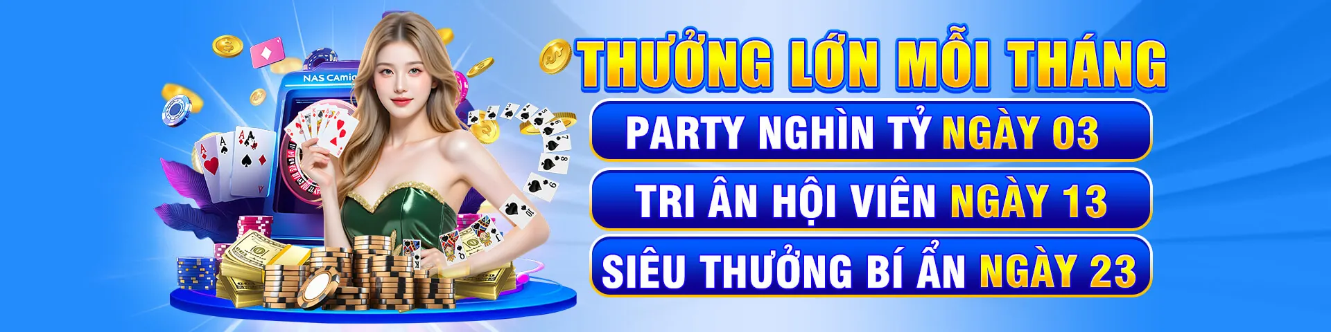 Sảnh Casino Trực Tuyến U888 với người chia bài thật